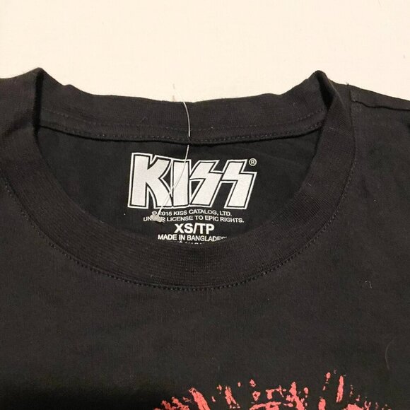 2018 Kiss Band Tee Kids Girls Size XS Shirt - Picture 3 of 15